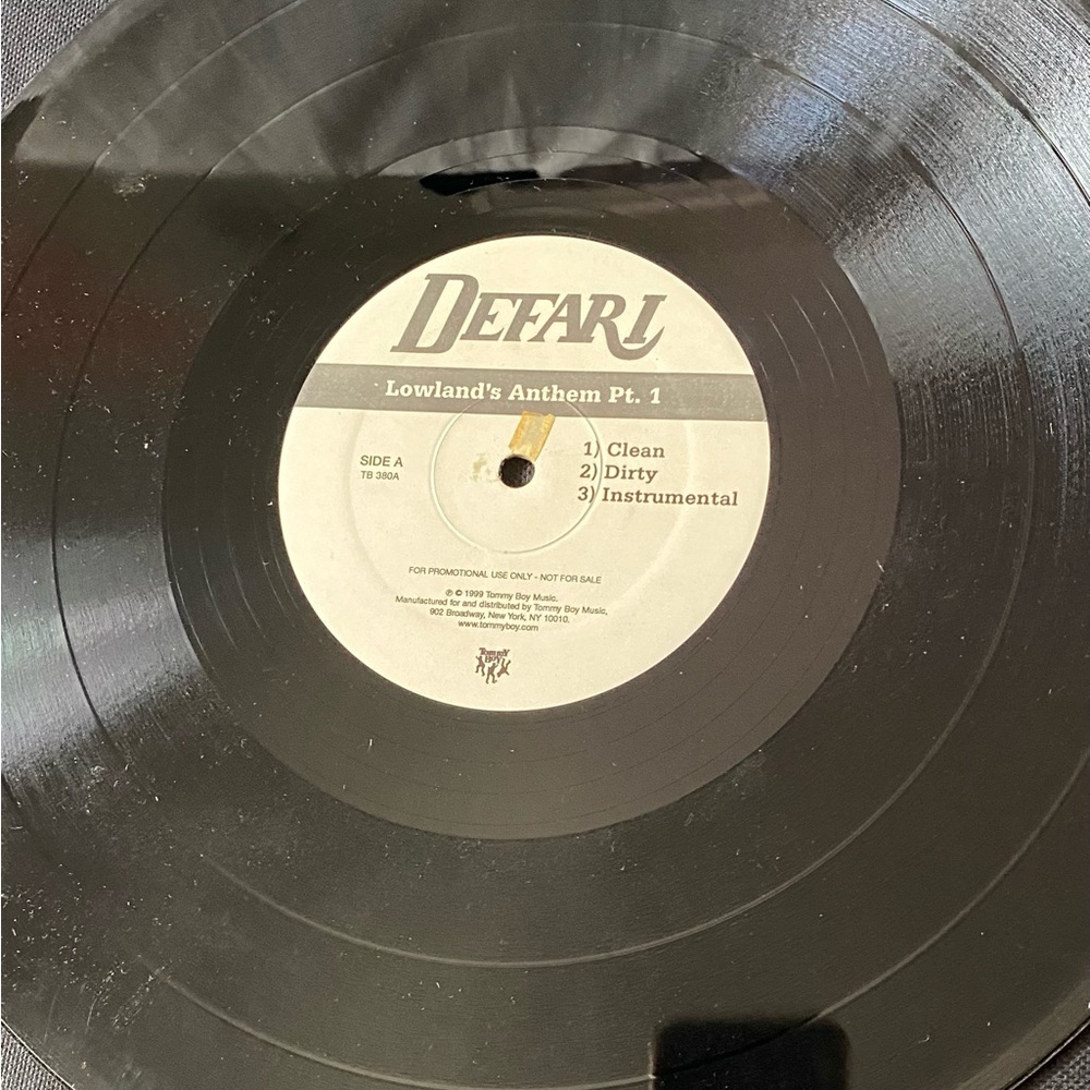 Defari Vinyl Record Rawkus fat beats Mos Def black star artifacts Eminem rap tee